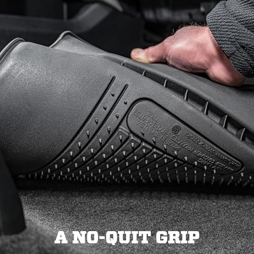 Husky Liners Weatherbeater Serie | Bodeneinlagen für Vorder- und 2. Sitz – Schwarz | 99201 | passend für Chevrolet Tahoe/GMC Yukon 2015–2020 3 Stück