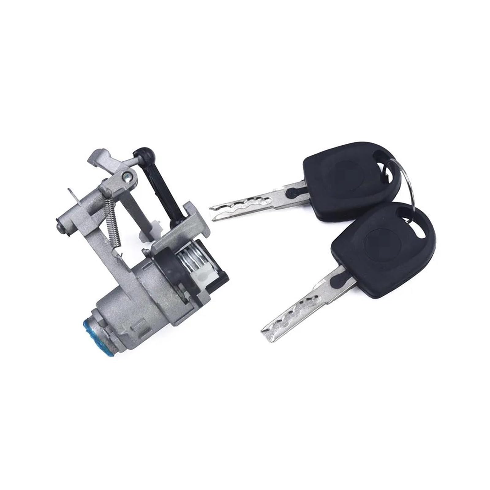 Car Door Lock Actuator for VW for Golf Mk4 for Lupo for Polo 1998-2006 2005 2004 2003 2002 Auto Parts Tailgate Lock Cylinder with Keys Sensor 1J6827297G 1J0973702(Door Lock with 2 Key)