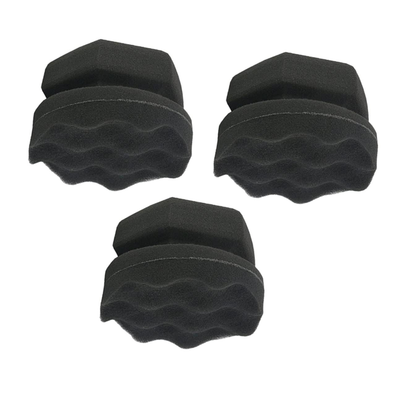 ibasenice 9piezas Esponjas De Cera para Automóvil Esponjas De Pulido y Abrillantado Alta Densidad para Aplicación De Cera y Limpieza Interior para Mantenimiento De Asientos Tablero
