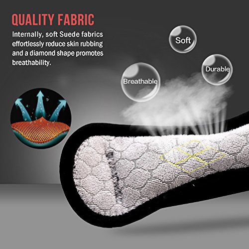 PrettyCare Knee Support Patella Strap (Unique Silicon Material with 2 Pack by Fully Adjustable Tendon Brace Band Pad - Pain Relief for Running, Arthritis, Jumper, Tennis, Basketball, Tendonitis