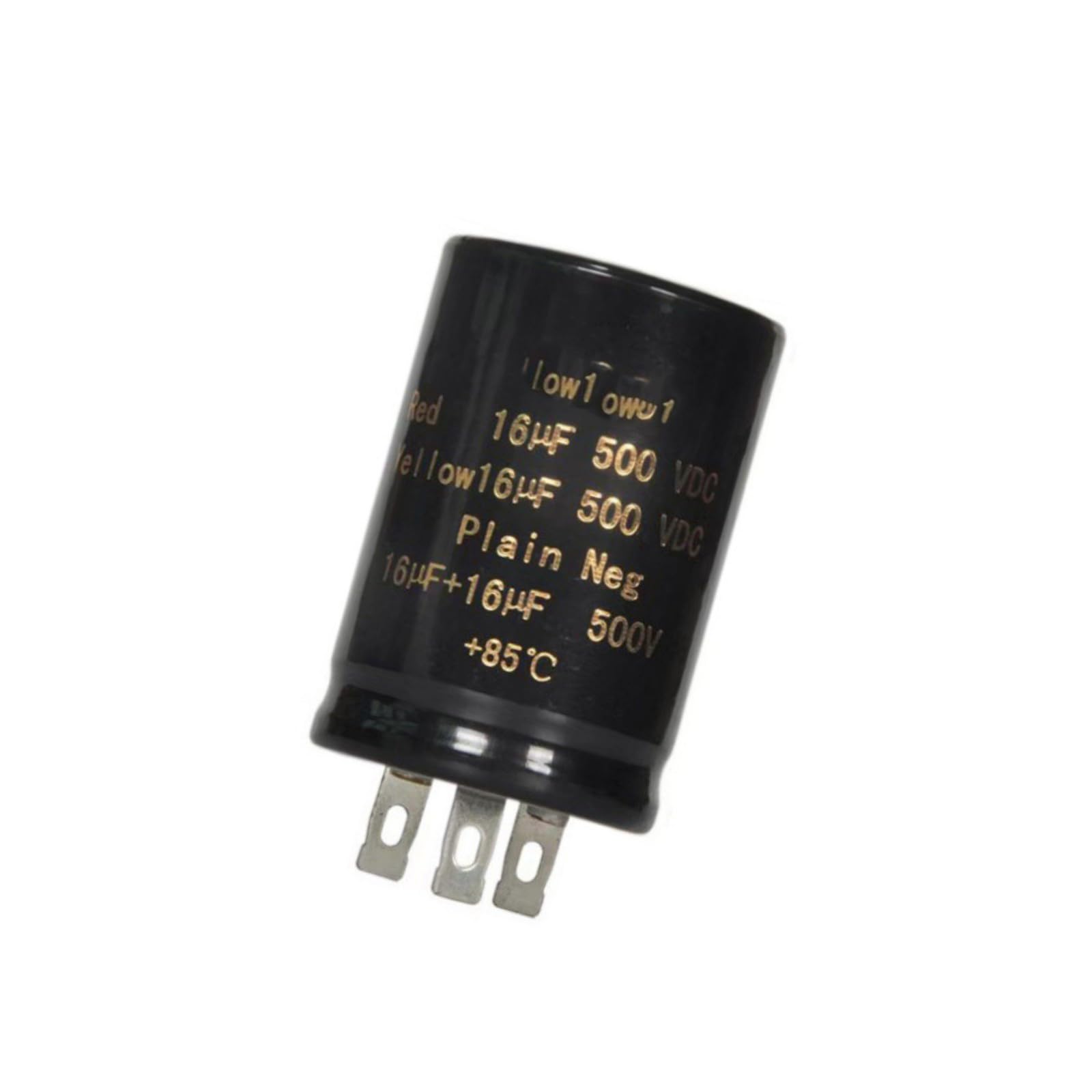 10UF/16UF/20UF/32UF/50UF/100UF 500V Electrolytic Capacitor for Industrial Power Supplies Wide Capacitance Electronics Power Supply Capacitor