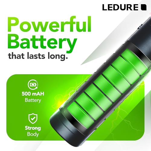 Image of Ledure UShastra Mosquito Killer Racket | Rechargeable Mosquito Bat with Built-in-Plug | 6 Months Warranty | Fast Charging | Mosquito Racquet | Mosquito Bat | Electric Fly Swatter | Pack of 1