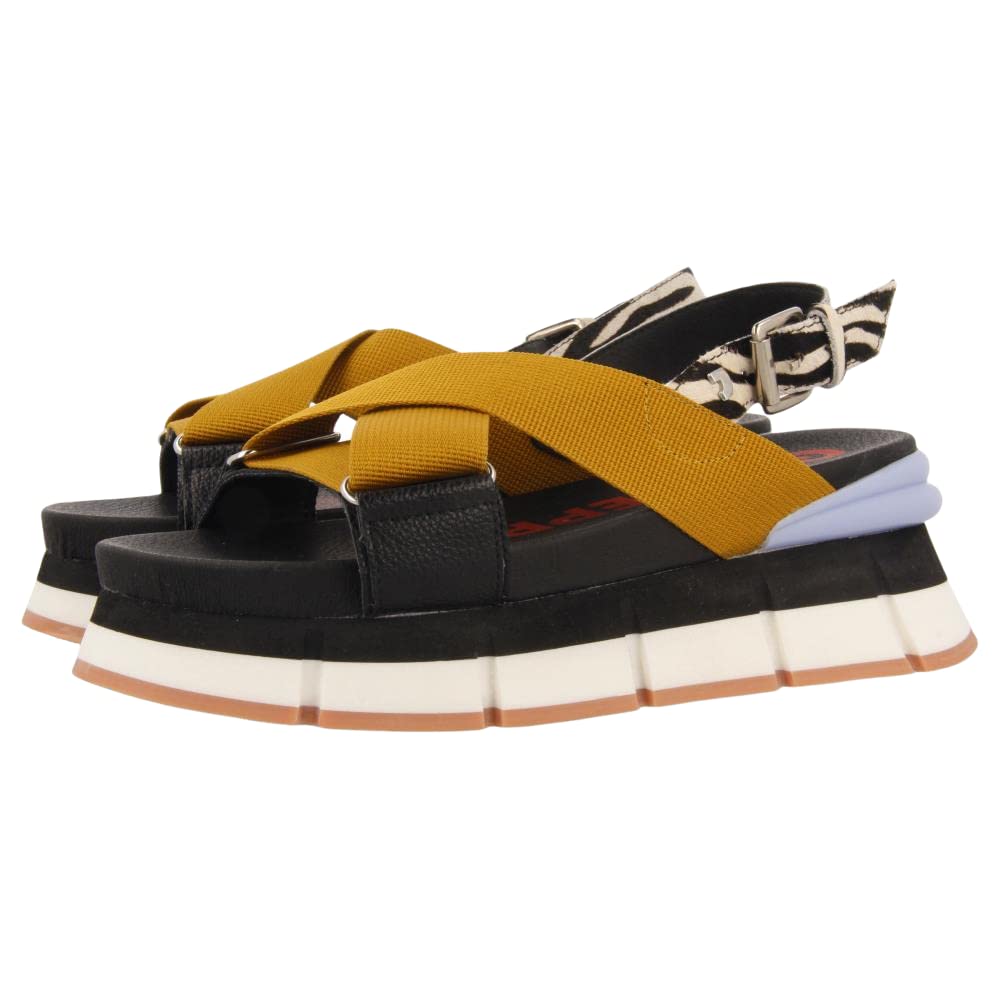 GIOSEPPO Sandalias con Print DE Cebra Y Plataforma para Mujer Leesburg
