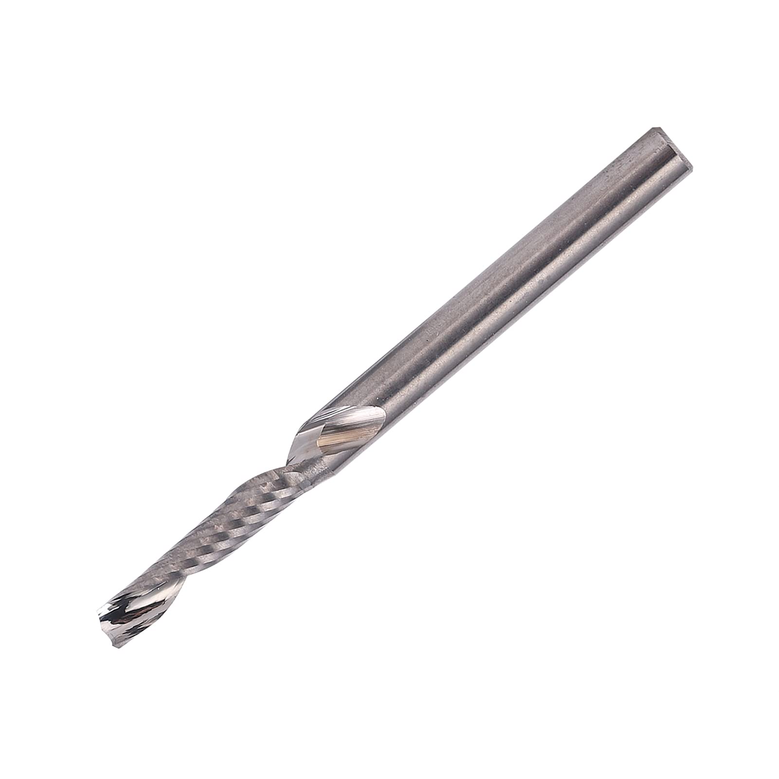 FTVOGUE Fresa de Metal Duro de una Sola Flauta, 3.175x2.5x12mm, Paquete