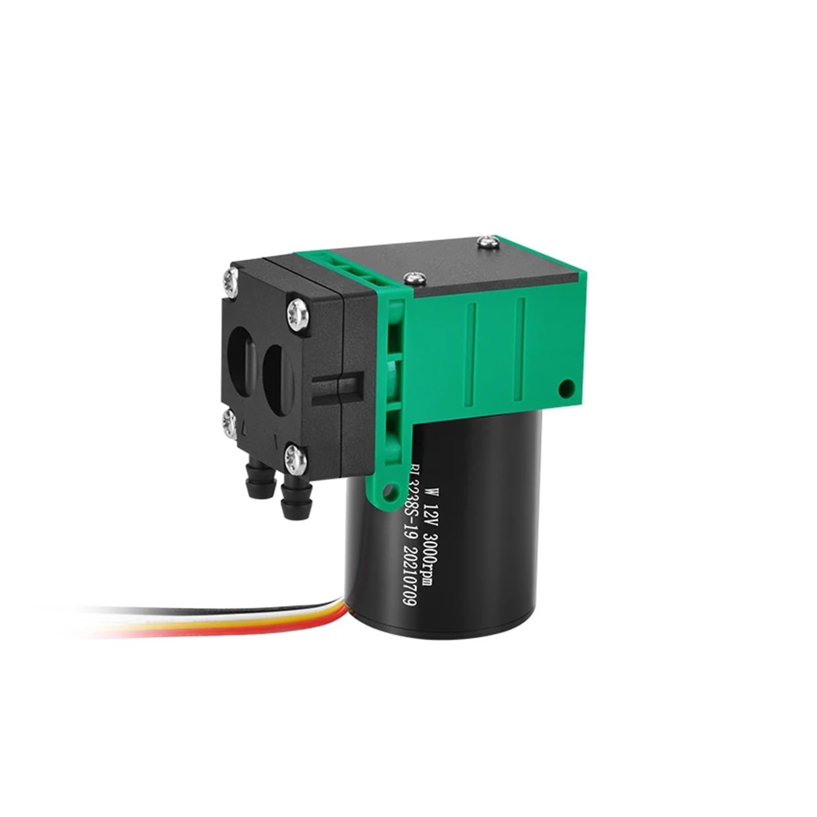 Bomba de Diafragma, Bomba de vacío sin escobillas 2, LPM CC -75 KPa, bomba resistencia a la corrosión VOC 12 V/24 V(24V G3BL1275S M5)