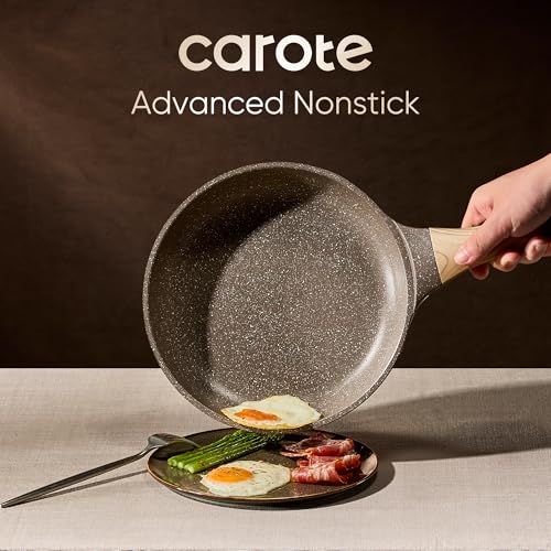 CAROTE 26PCS Pots and Pans Set Non Stick, Cookware Set Pots and Pans Induction Cook Ware, Nonstick Kitchen Cooking, PFOA Free - Image 5