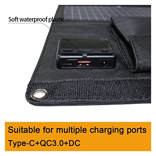 Cargador solar USB impermeable DELURA 28W para teléfono celular y pesca 5