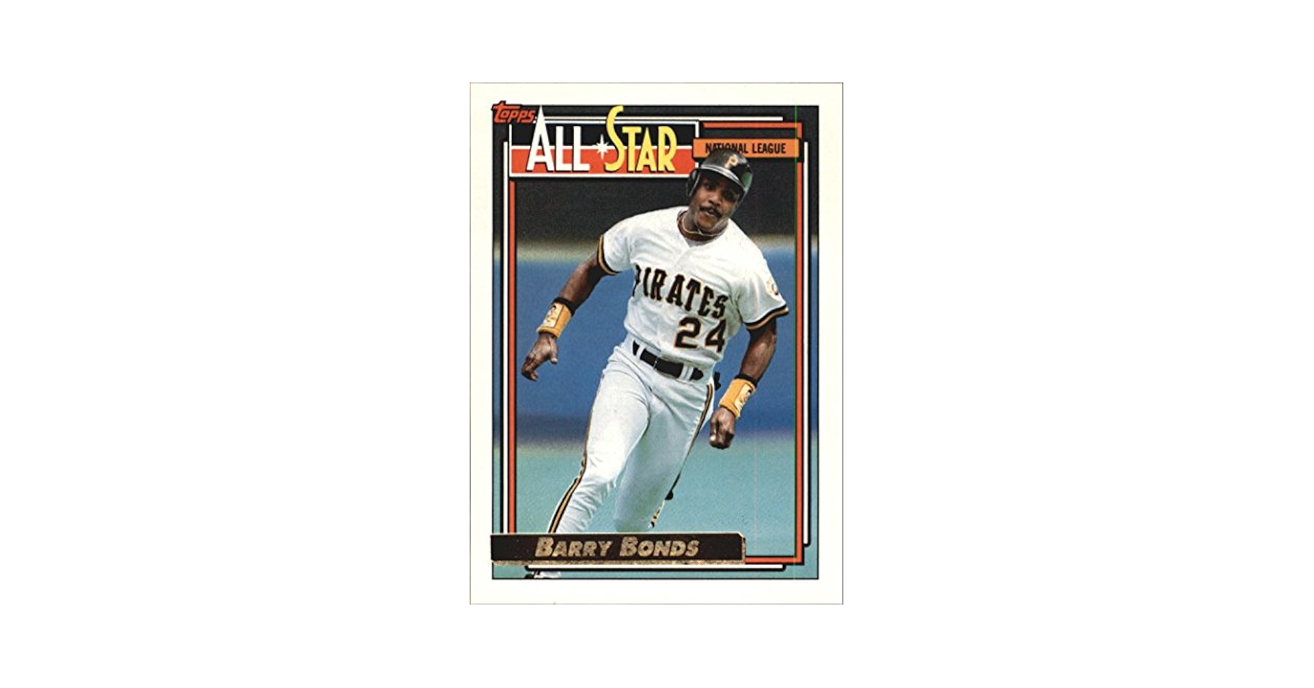 Amazon.com: 1992 Topps Gold #390 Barry Bonds AS MLB Baseball