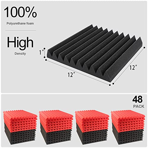 JBER 48 Pack Acoustic Foam Panels - Image 2