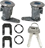 Vista 6 de Cilindro de cerradura de puerta con 2 llaves Repl.# DL1 DL1550 D2AZ-6521984A para Ford 76-78 F-150 Base