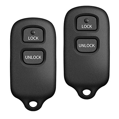 VOFONO Fits for Key Fob Keyless Entry Remote Toyota Tundra 2004-2006 /Echo 2004 2005 /Rav4 2004 2005 /Highlander 2004-2007 /Fj Cruiser 2007 2008 (HYQ12BBX HYQ12BAN) Pack of 2