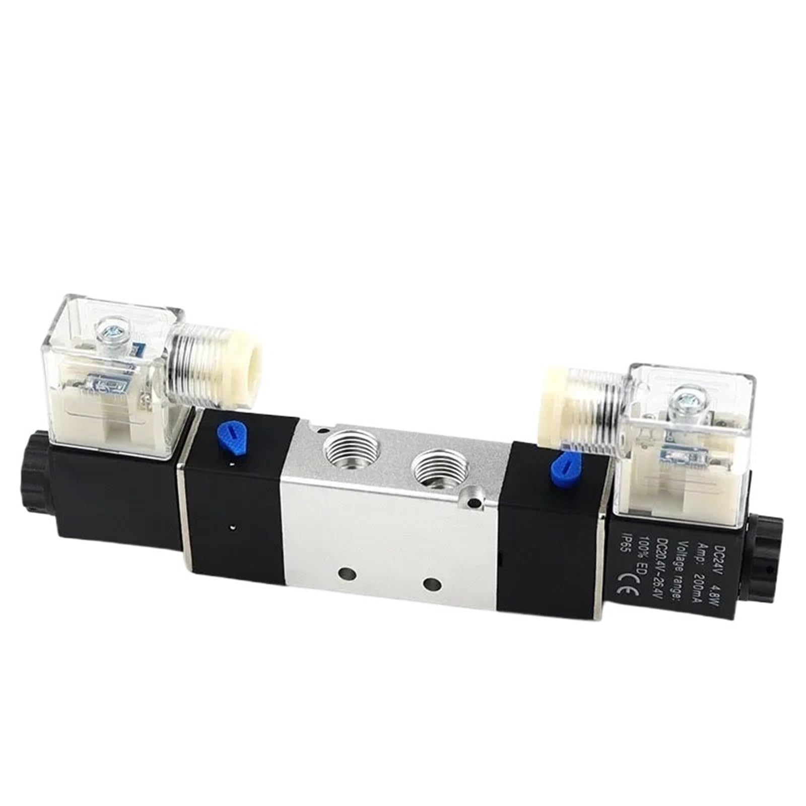 Électrovanne pneumatique 5 voies 12V pour l'automatisation d'atelier