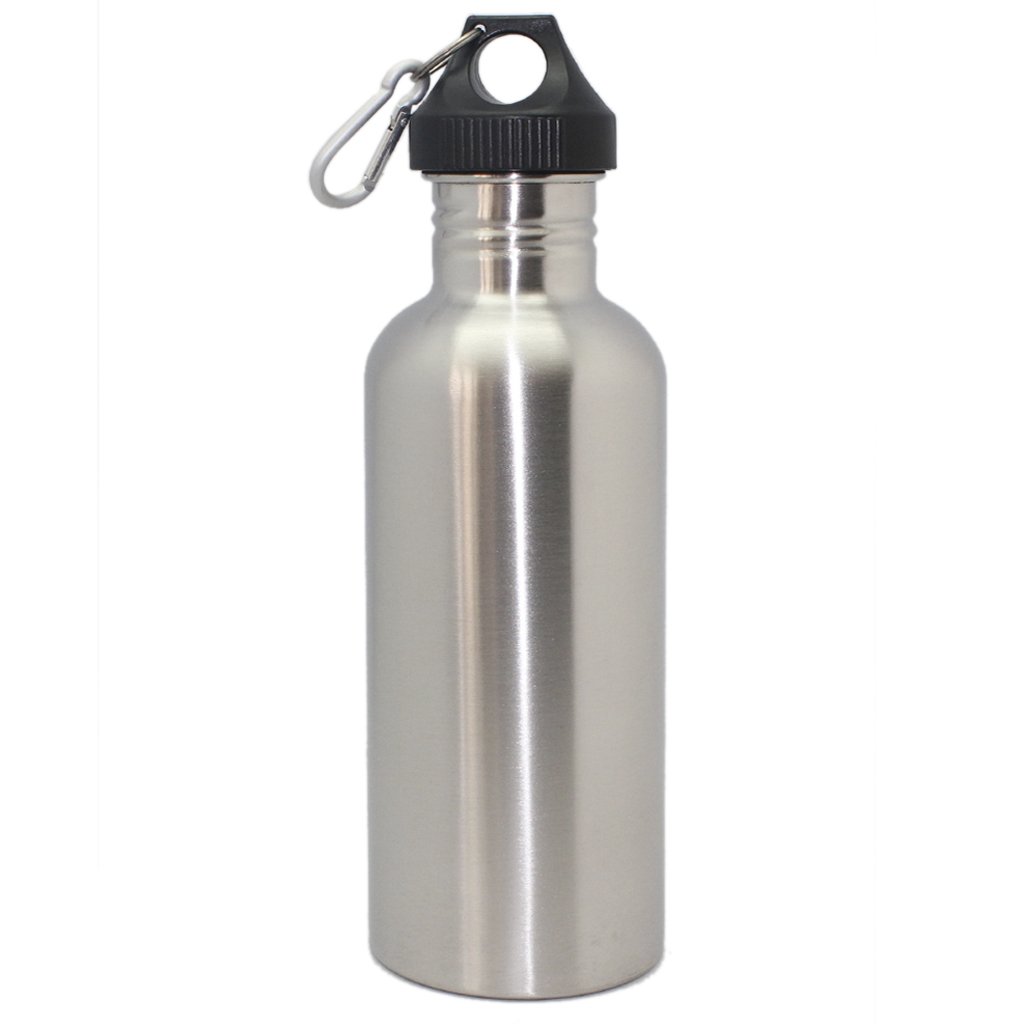 シルバー真空断熱水筒 REVOMAX 炭酸対応真空断熱ボトル 32oz ［950ml ワンタッチ