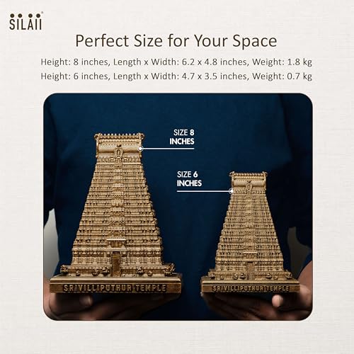Image of SILAII Srivilliputhur Andal Temple - Monumental Sculpture (6 INCHES)