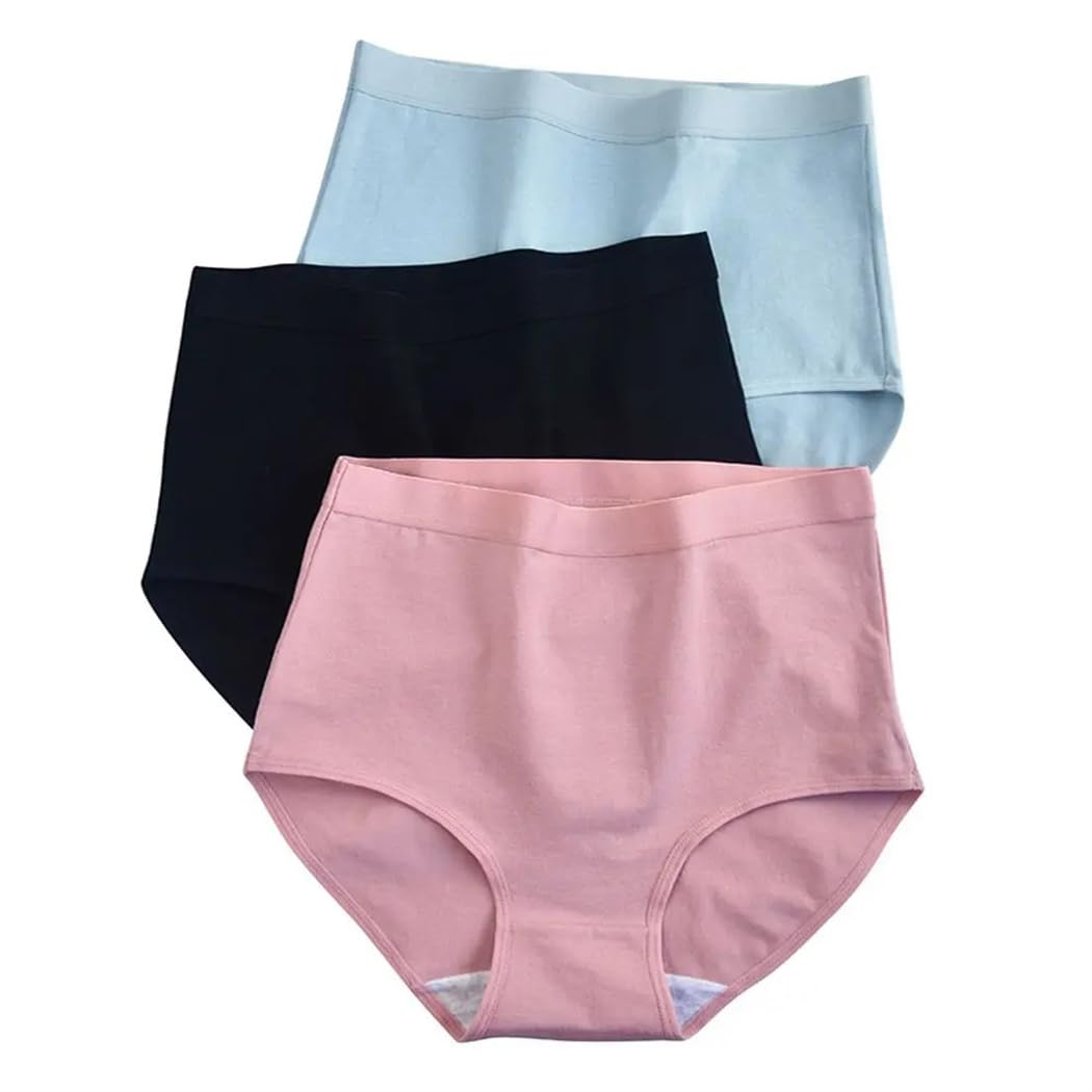 Boxer intimo intimo intimo da donna in cotone a vita medio alta traspirante confortevole