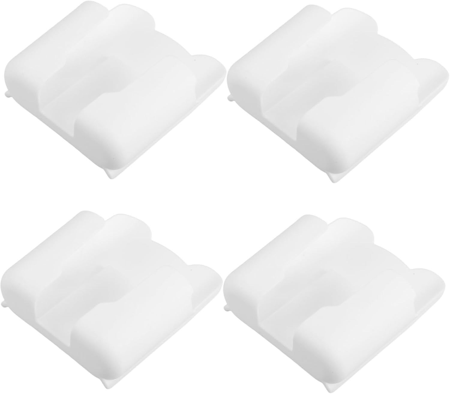 LABRIMP 4pcs Remote Control Storage Wall-mounted Storage Boxes Wall-mounted Remote Holder Air Conditioner Mount Stylish Minimalist Design for Home Office