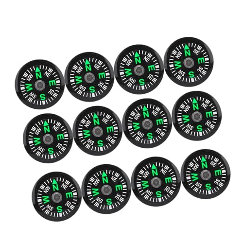 Brújula de bolsillo aceite mini pack de 12 ligera portátil miniatura 3