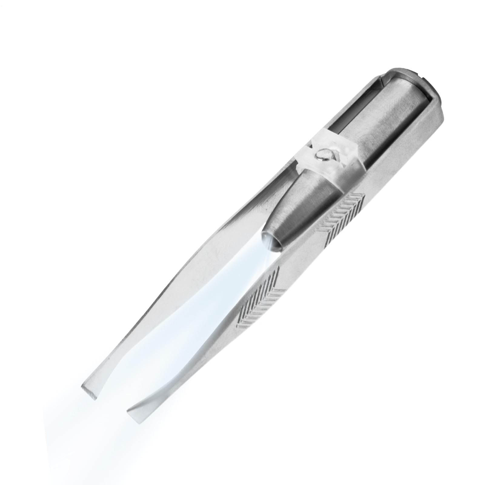 Pinzette illuminate per sopracciglia Acciaio Inossidabile Depilazione | Pinzette inclinate con luce da donna per viso Rimuovi superflui e incarniti con strumenti di trucco