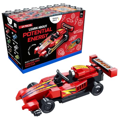 Image of Crimson Hero | F1 Pull Back | STEM Learning: Learn About Potential Energy | Educational Toy for Kids 7+
