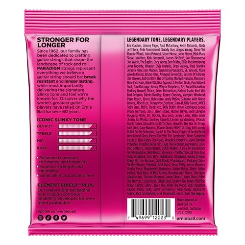 Image of Ernie Ball 2023 Super Slinky Paradigm Electric Guitar String (Multicolor)