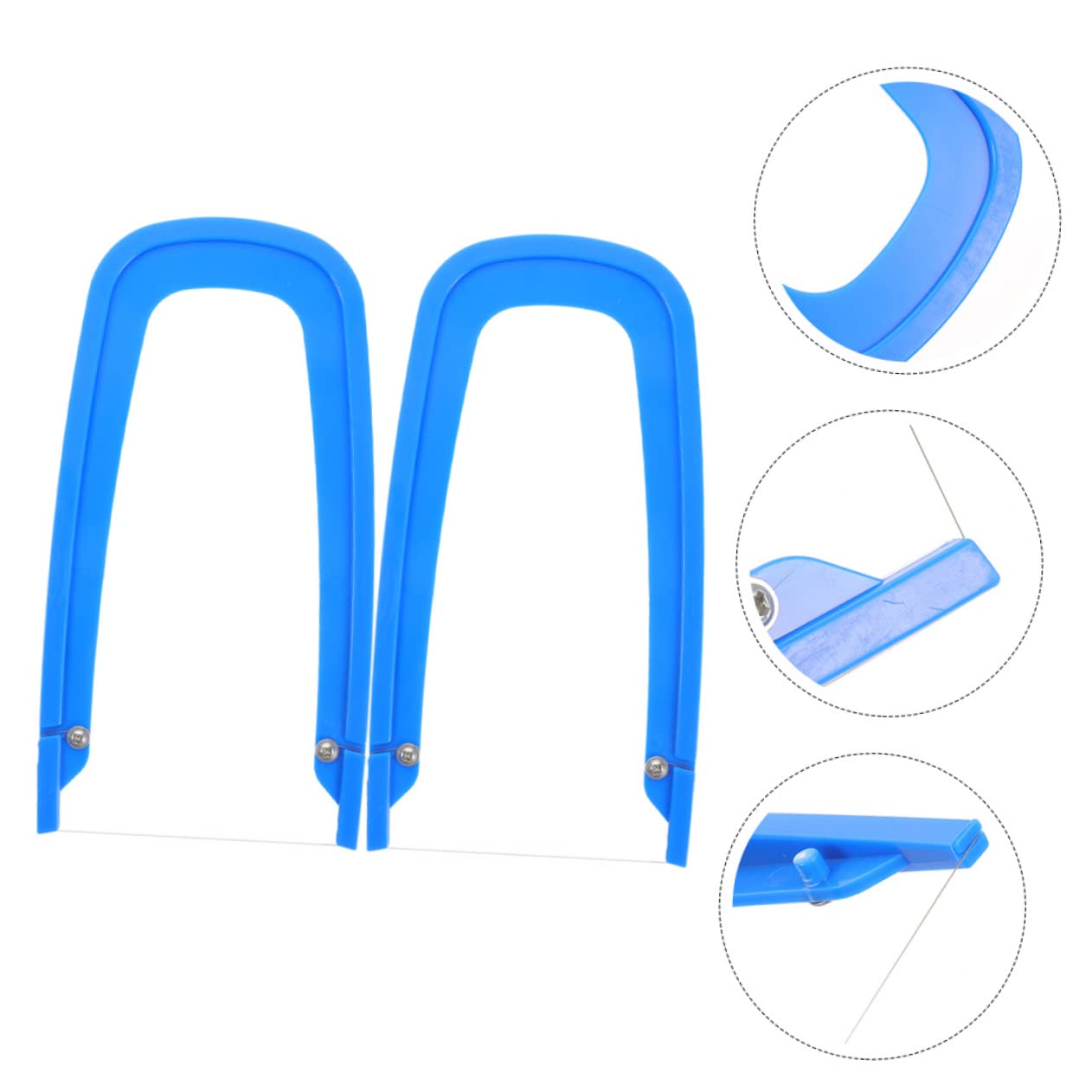 DOITOOL 2 Set Strumento per Taglio Argilla con Filo Utensile per Modellatura E Rifinitura Argilla Strumento Pratico per DIY E Scultura Ceramica 2 Pezzi * 2