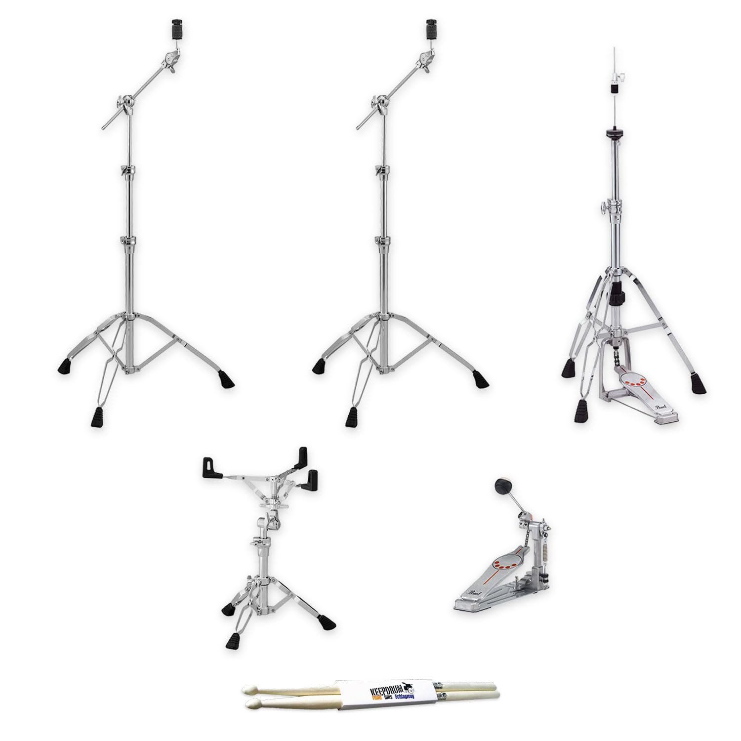 Pearl HWP-934 zestaw sprzętu z pałeczkami perkusyjnymi keepdrum 1 para