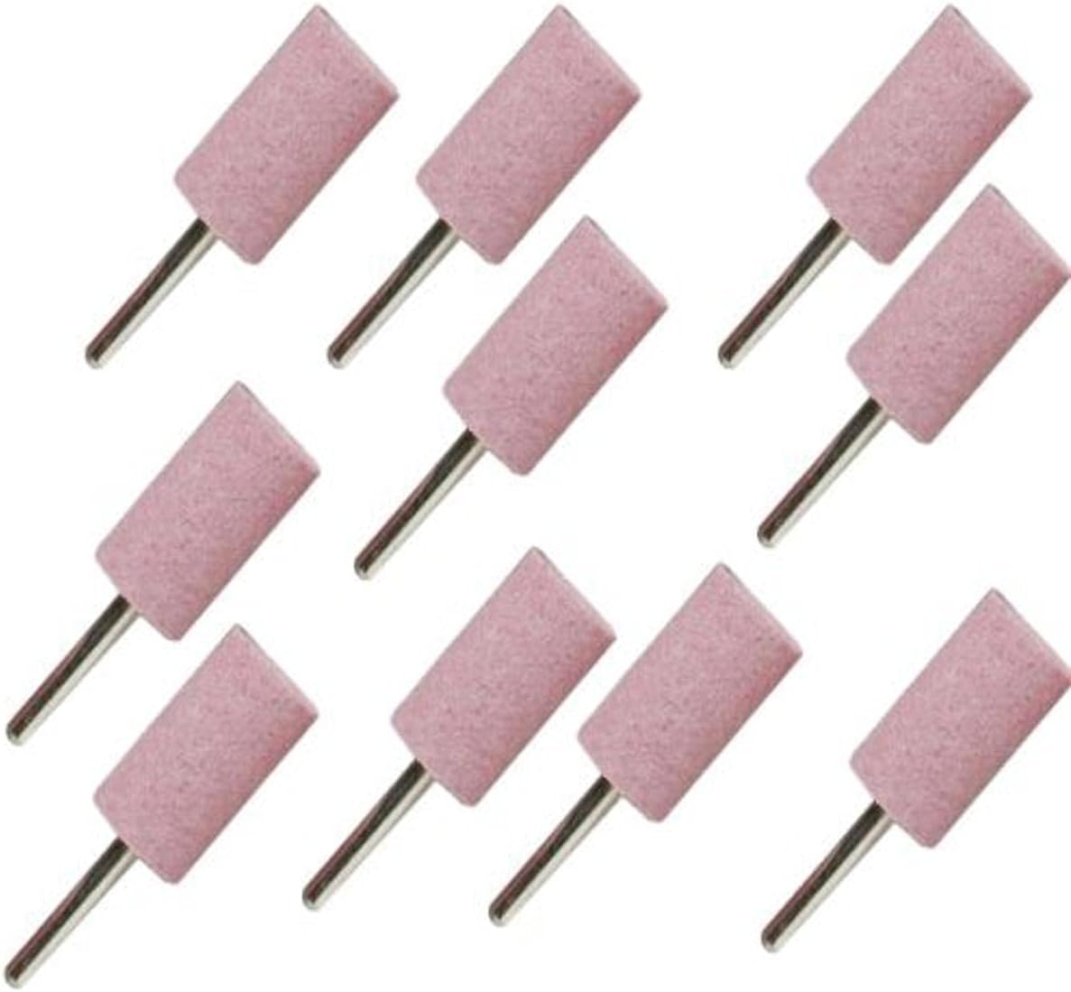 United Abrasives/SAIT 27327 W189 1/2 by 2 by 1/4 A60R Mounted Point Grinding Wheels, 10-Pack
