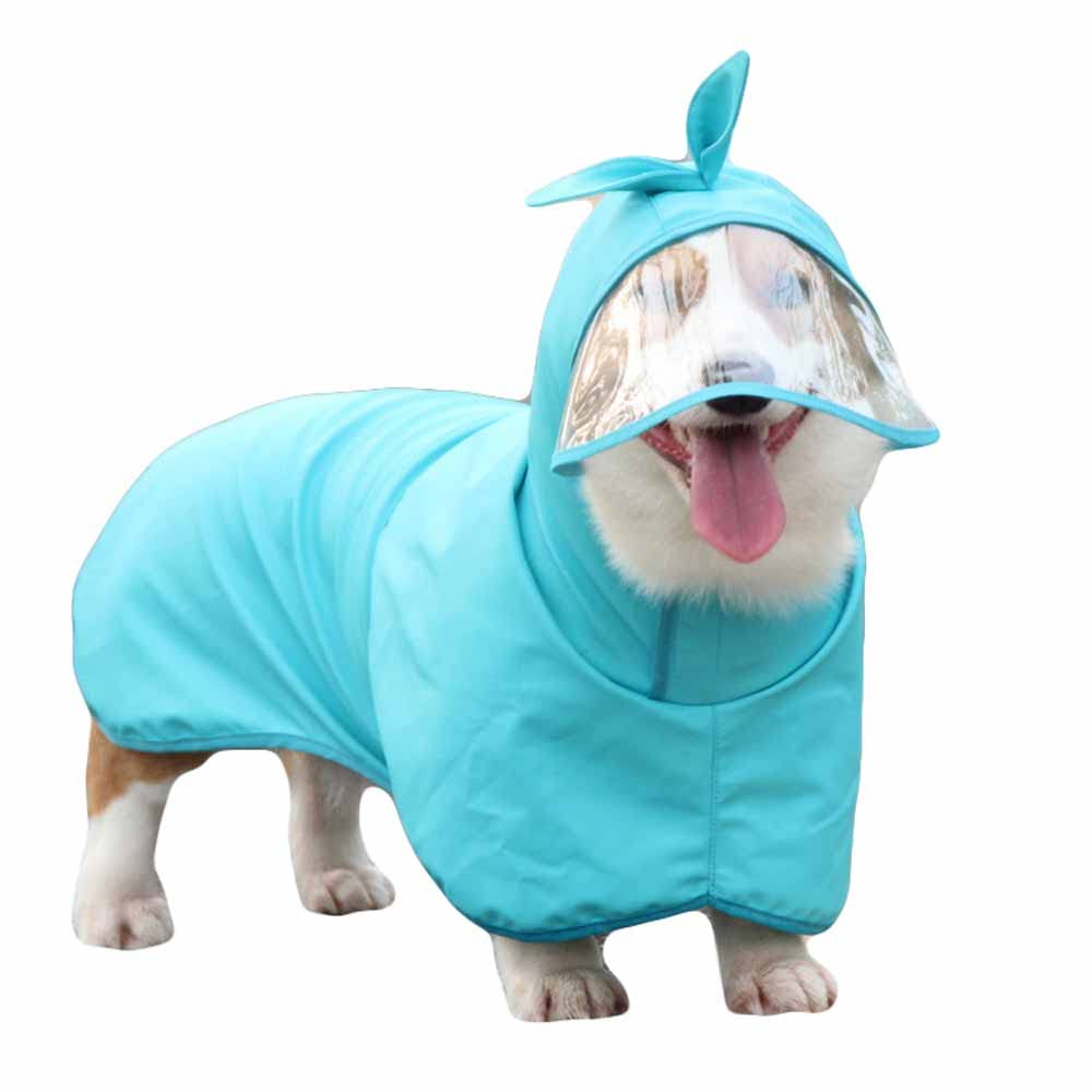 Manteaux de Pluie imperméables pour Chien, imperméable pour Chien, imperméable pour Chien, Veste de Pluie imperméable avec Capuche Transparente pour Chiens de p
