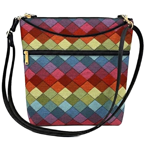 Image of Danny K. Women's Tapestry Bag Crossbody Handbag, Maggie Purse Handmade in the USA