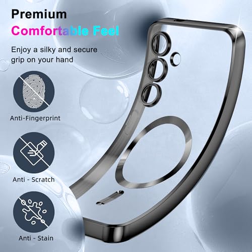 Coque Samsung S24 Plus MagSafe ATUMP avec 2 verres trempés noirs