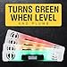 Franklin Sensors Light Level, Turns Green When Level, Digital/Electronic, 12-inch Magnetic Torpedo Leveler, Vertical and Horizontal Leveling Tool with 2 Bubble Vials, Made in the USA