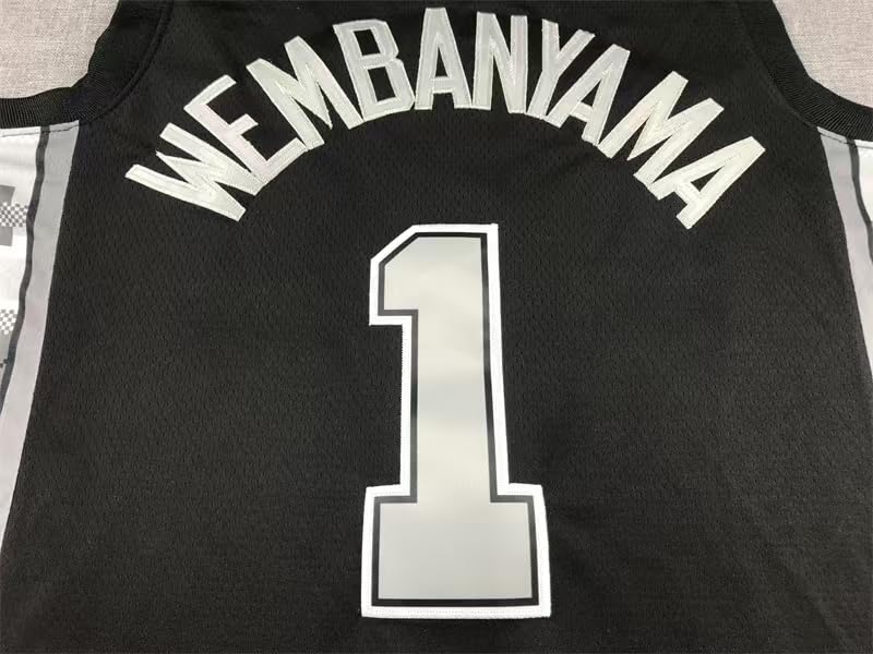 NBA スパーズ  バスケ ユニフォーム ゲームシャツ 刺繍 黒 Amazon.co.jp: [SENDGG] サンアントニオ・スパーズ ユニフォーム