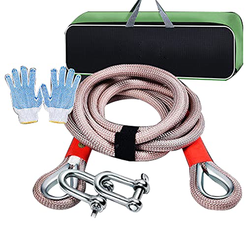 Forst Set Abschlepp-Set Mit Umlenkrolle 8T, Schäkel & 3m Gurt - Ideal