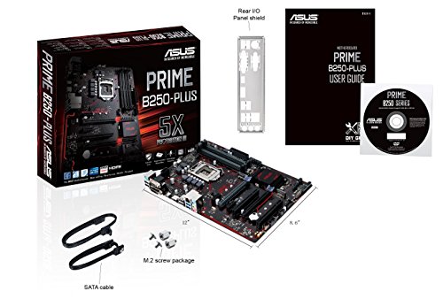 ASUS PRIME B250-PLUS Scheda Madre, Socket 1151