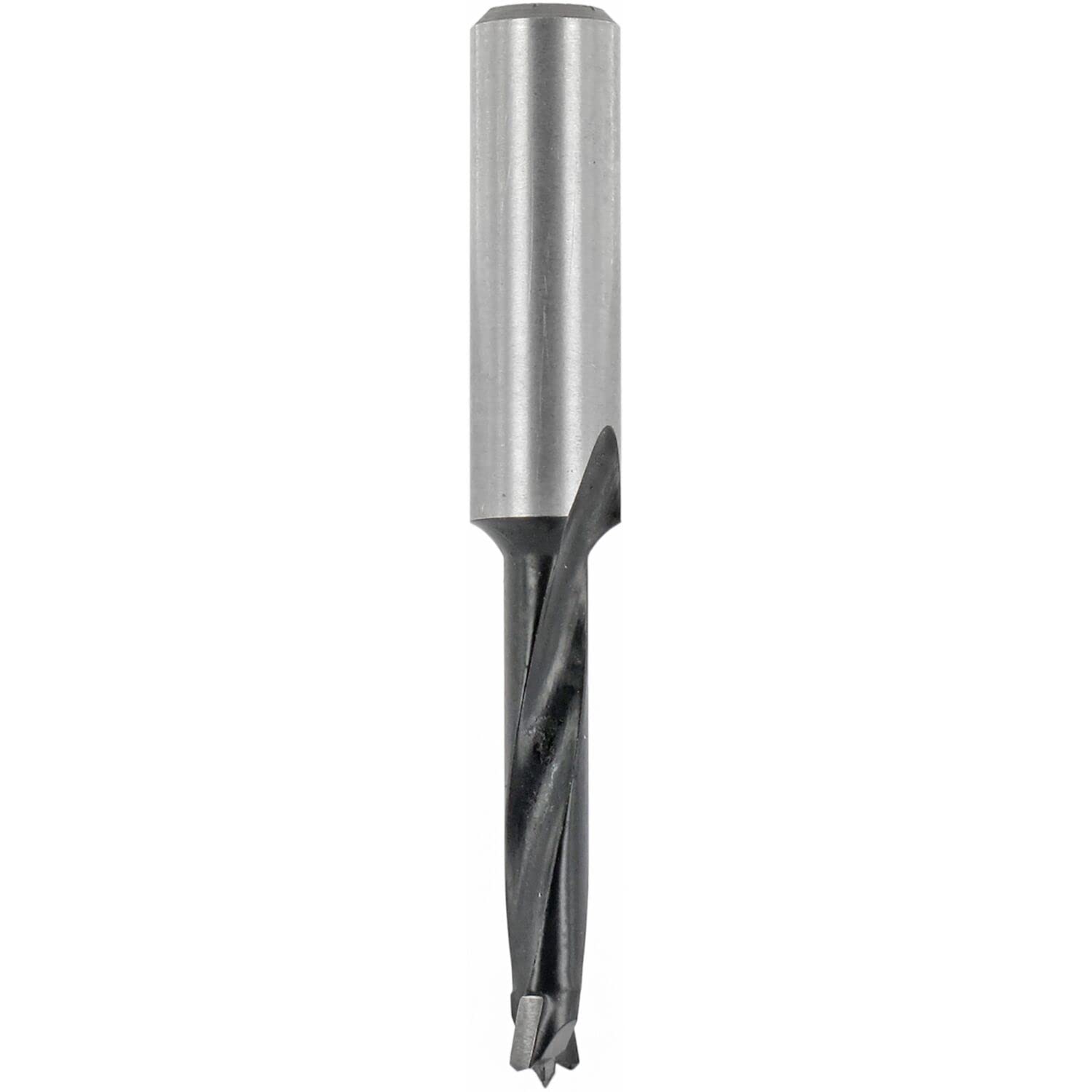 ENT 24000 Foret pour chevilles, queue (S) 8 mm, diamètre (D) 5 mm, NL 30 mm, SL 27 mm, L 57 mm, en métal dur, spécial pour les Défonceuses