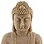 Calm Buddha Zen Outdoor Water Fountain with Light LED 14" High Faux Sandstone Resin Meditation Decor for Garden Patio Yard Home Lawn Porch House Relaxation Exterior Balcony Roof - John Timberland