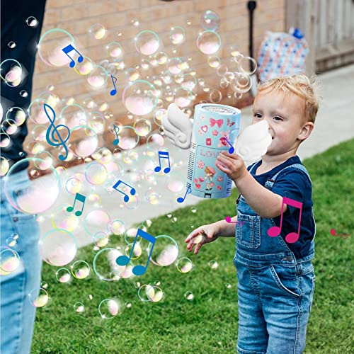 Soprador de bolhas de borboleta,Máquina de fazer bolhas de 20 buracos com música - Brinquedos elétri
