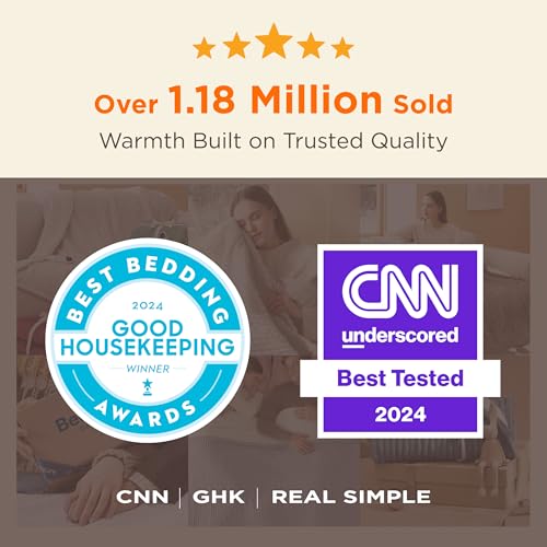 Image of Bedsure GentleSoft Heated Blanket Electric Throw - Soft Ribbed Flannel Electric Blanket, Heating with 4 Time Settings, 6 Heat Levels, 3 hrs Timer Auto Shut Off, Gifts for Grandma (50x60 inches, Grey)