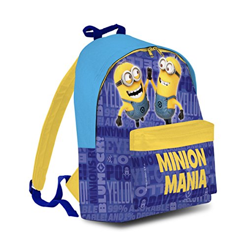 BAKAJI Zaino Americano Minions Cattivissimo Mochila infantil 40 centimeters Azul  Blu