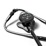 CORE 500™ Digital Stethoscope — 40x Amplification, Active Noise Cancellation, 3-Lead ECG, FDA-Cleared AI with Eko+, Full-Color Display, Reimbursement Eligible — Matte Black, COR501-BLK/BLK