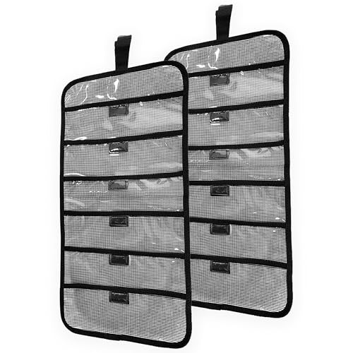 Bolsa para Señuelos con Entrada Lateral Roll-Up, 20 x 9'' Color Negro, 2 Piezas con Diseño de Malla miniatura 2