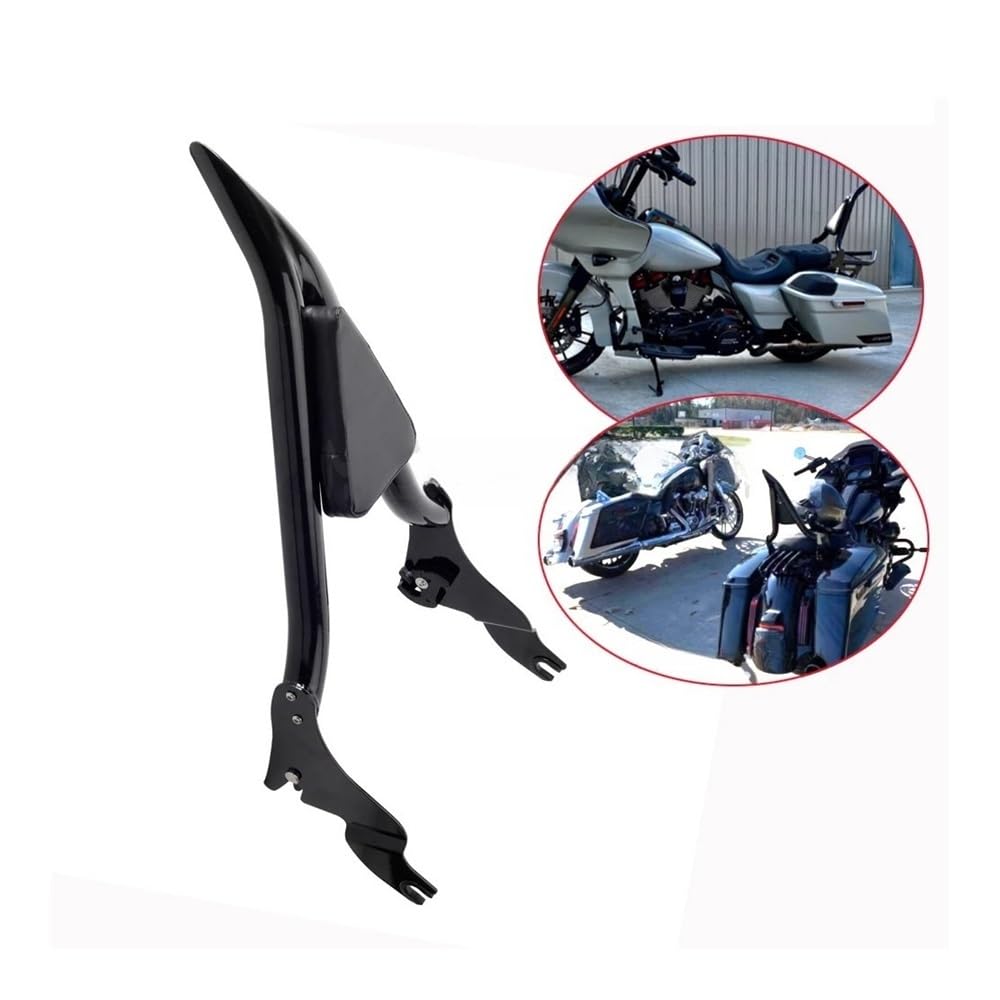 Moto Passager Dosseret Appui-Dos De Passager Amovible avec Barre Sissy Arrière pour Moto pour H&Arley pour Touring pour Road King Electra Glide Ultra 09-2022