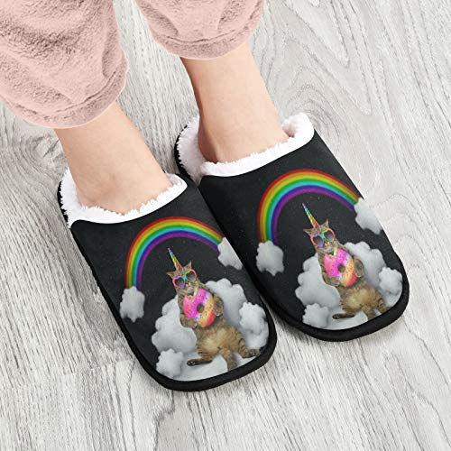 Visesunny Modern Cute Funny House Slippers for Women Men - Unisex Indoor Outdoor2