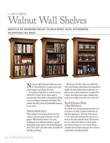 Fox Chapel Publishing 978-1-56523-504-5 Great Book Of Woodworking Projects: 50 Projects thumb #2
