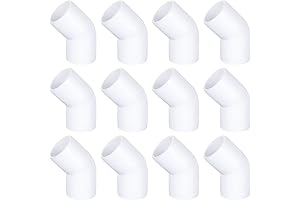 Versatile 45 Degree Angle PVC Pipe Fittings for Seamless PVC Structure Building