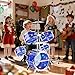 Upgraded Kids Drum Set for Toddlers w/ Light (All Plastic), Musical Gifts Toys for Boys Girls, Kids Jazz Drum Kit for Beginner Music Practice, Christmas Birthday Gift