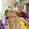 Qpout 24pcs Mardi Gras Masks Bulk,Carnival Parade Face Paper Mask Costume Accessories Feather Masquerade Decoration for Mardi Gras New Orleans Party Supplies #2