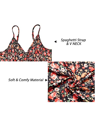 Image of Newshows Women's 2026 Lightweight Summer Wedding Guest Beach Vacation Casual V Neck Split Flowy Maxi Dress