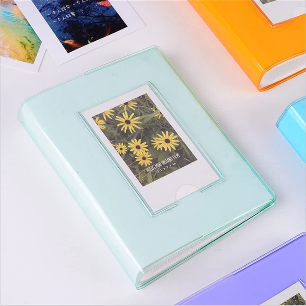 64 kieszonkowe galaretki seria przezroczysty mini album fotograficzny wkładka wizytówka książka 7 cm prezent