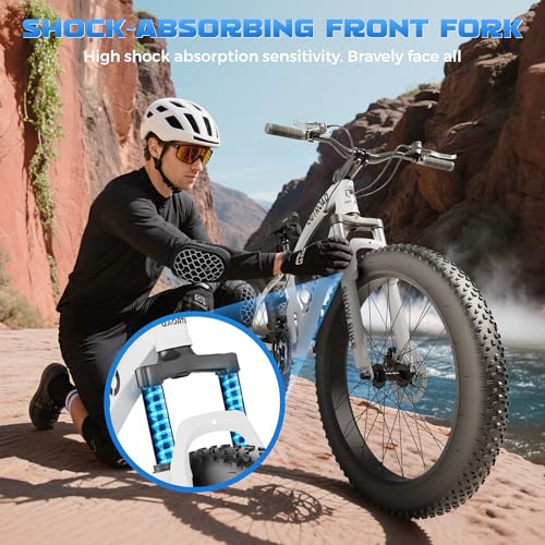 Incbruce 26 Inch Fat Tire Mountain Bike
